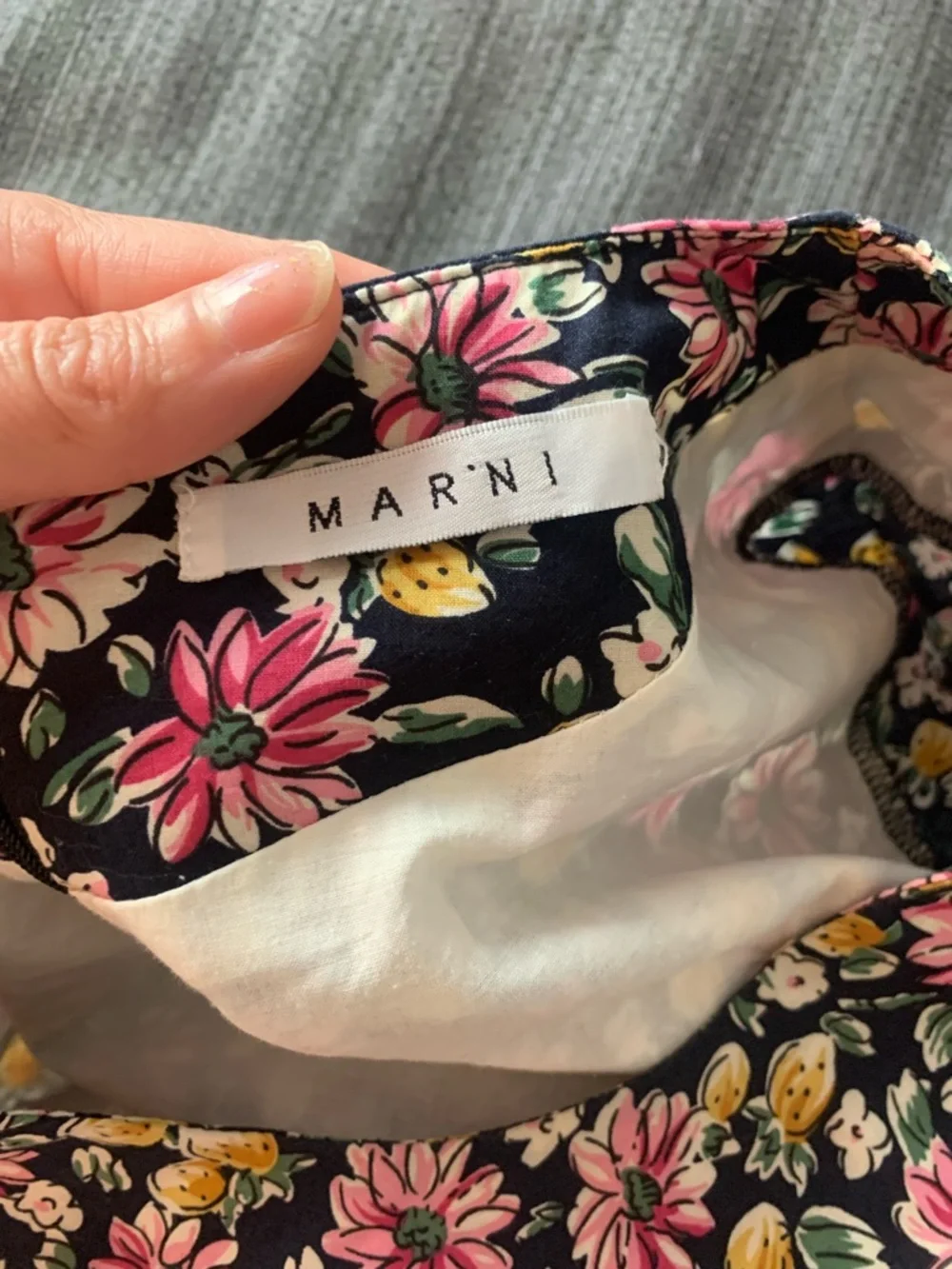 Marni Floral Mini Dress Romantic - Picture 11 of 16